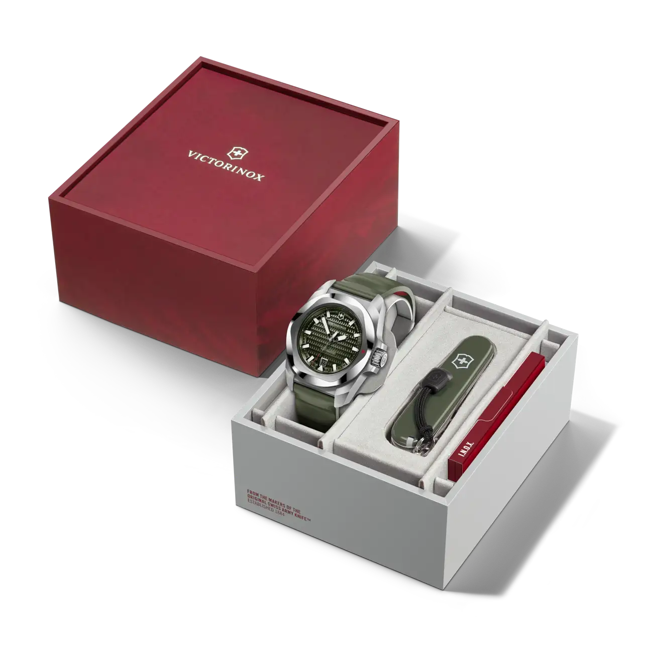 Victorinox I.N.O.X. Automatic 41 MM Green Bracelet Green Dial Watch 242017.1