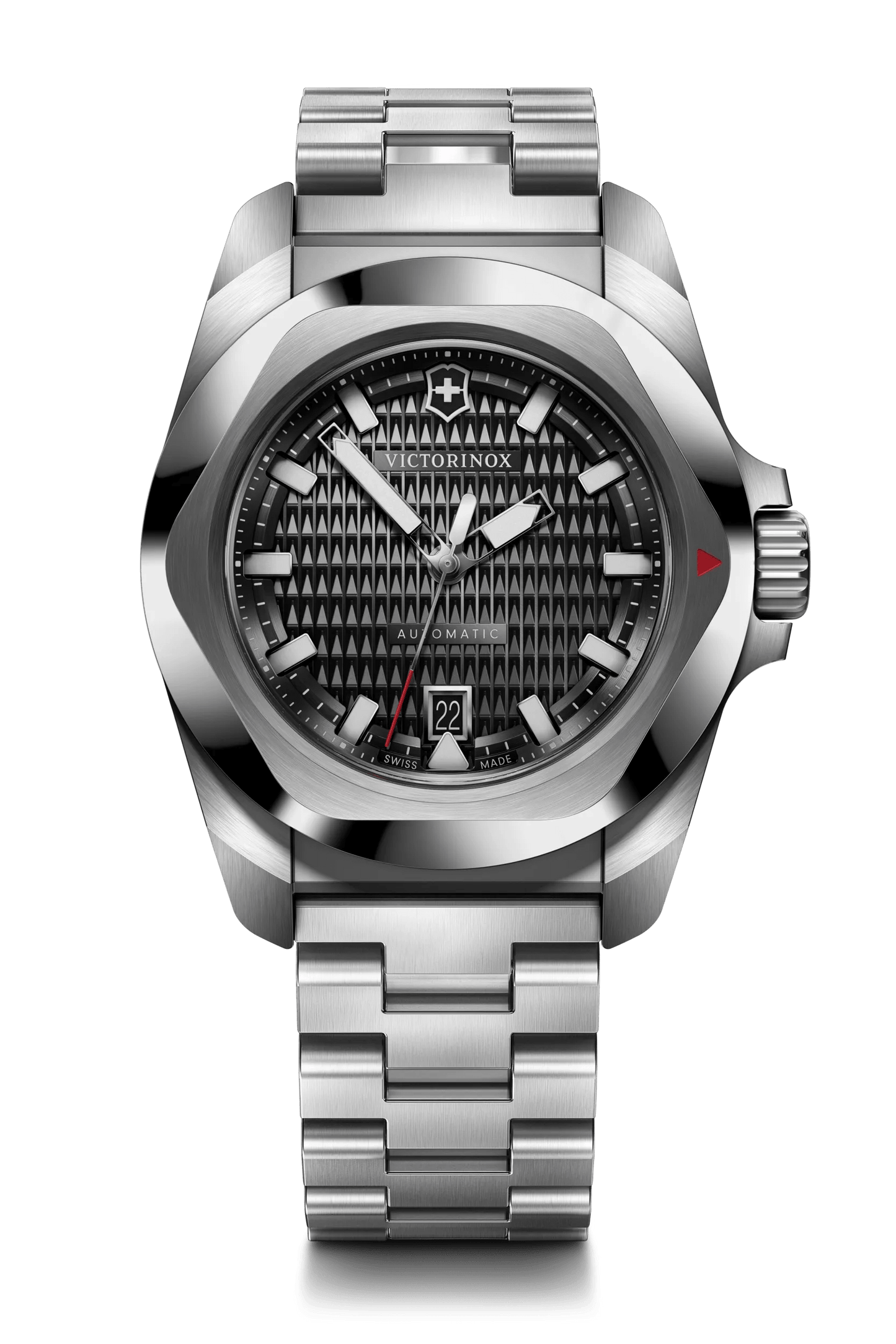 Victorinox I.N.O.X. Automatic 41 MM Silver Bracelet Silver Dial Watch 242019