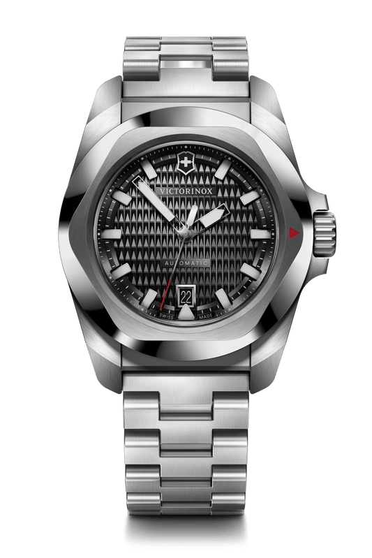 Victorinox I.N.O.X. Automatic 41 MM Silver Bracelet Silver Dial Watch 242019
