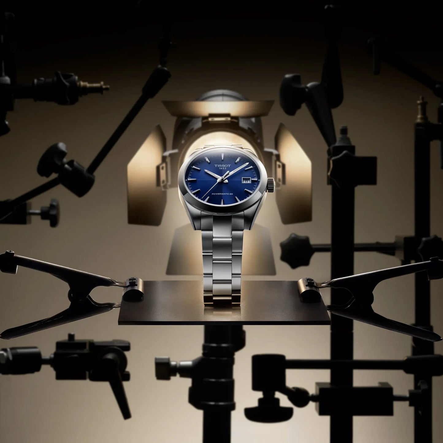 Tissot Gentleman 38MM Powermatic 80 SS Blue Dial Watch T165.807.11.041.00