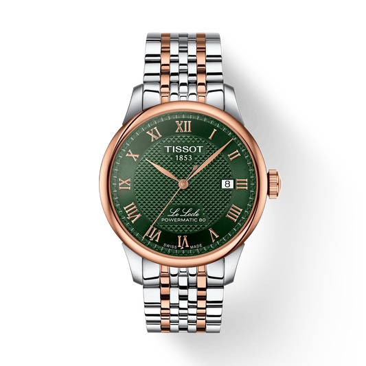 *PRE-ORDER* Tissot Le Locle Powermatic 80 Open Heart 39.3 MM SS Automatic Green Dial Watch