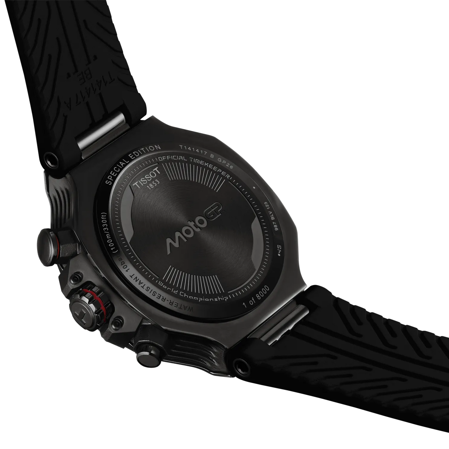 TISSOT T-RACE MOTOGP 2026 45MM LE Quartz Red Dial Watch T141.417.37.422.00