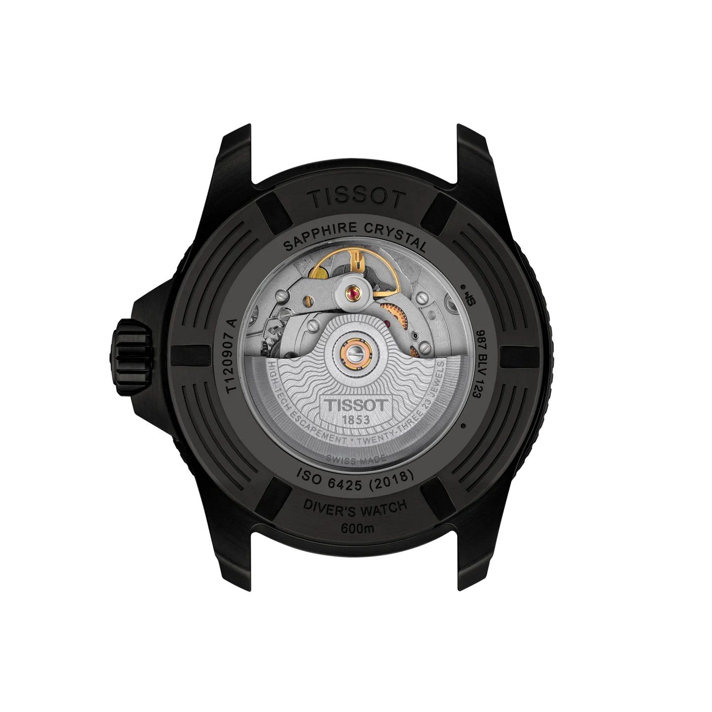 Tissot Seastar 2000 Black Dial SS 44 MM Watch T120.907.37.051.00