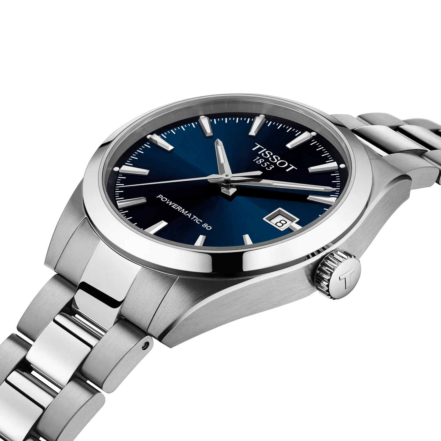 Tissot Gentleman 38MM Powermatic 80 SS Blue Dial Watch T165.807.11.041.00