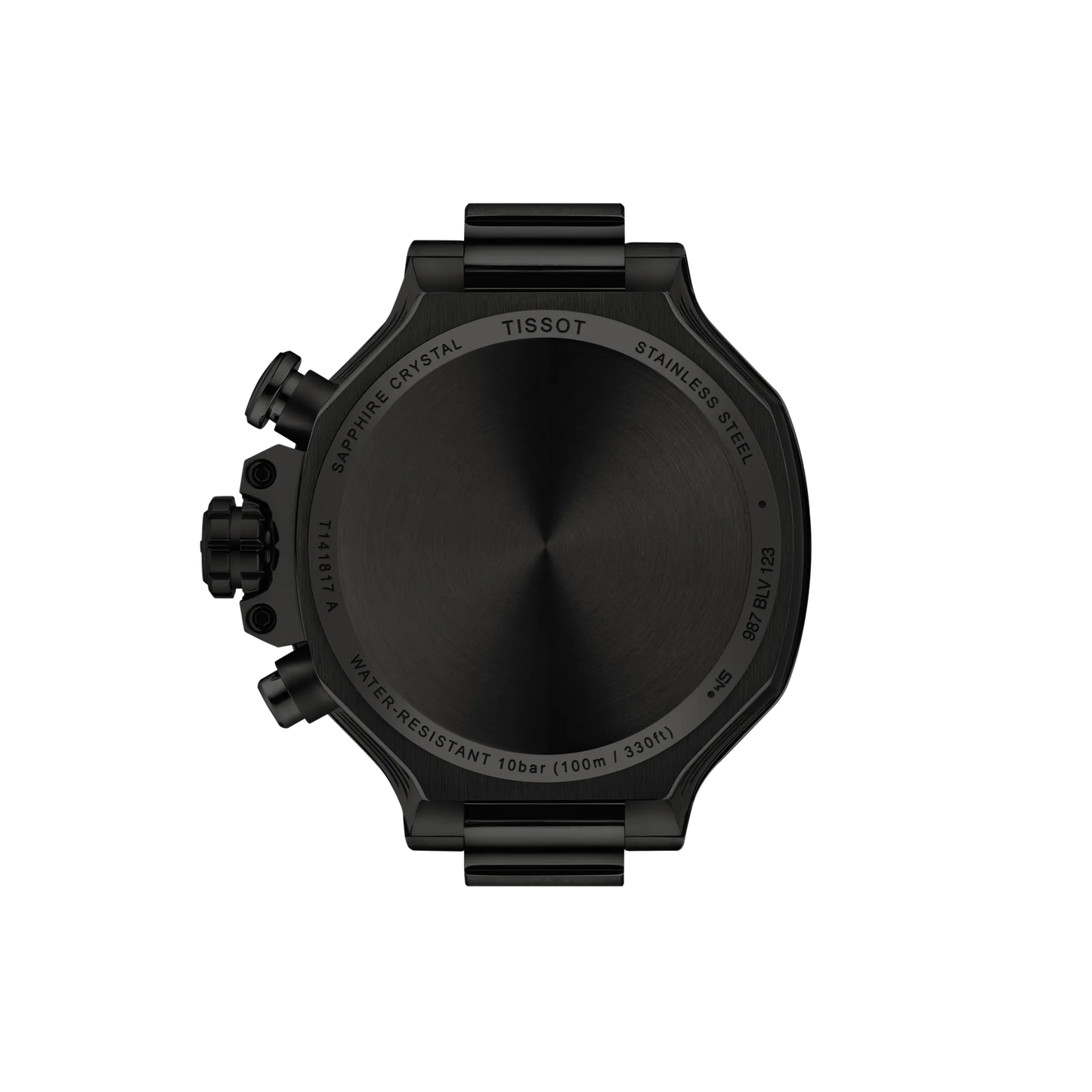 Tissot T-Race Quartz Chronograph Movement 38 MM Black Dial Watch T141.817.37.051.00