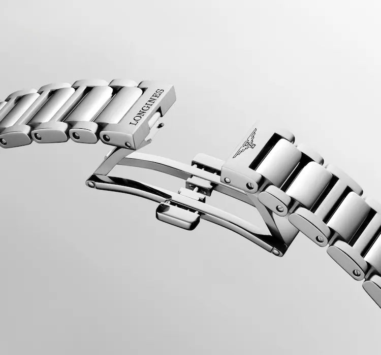 Longines Conquest 34 MM Stainless Steel White Dial Quartz Watch L34604876
