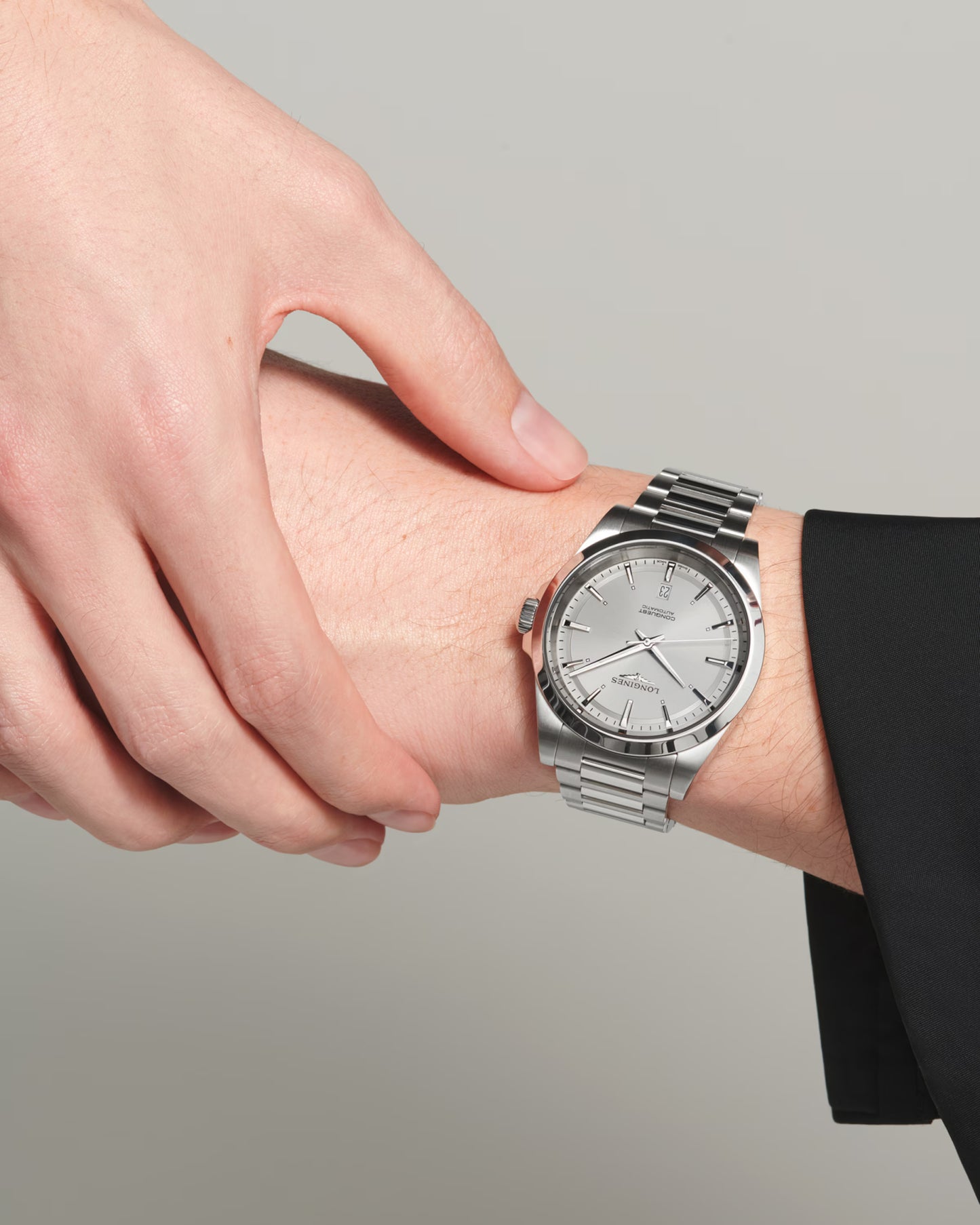 *PRE-ORDER* Longines Conquest 41 MM  Stainless Steel Silver Dial Automatic Watch L38304726