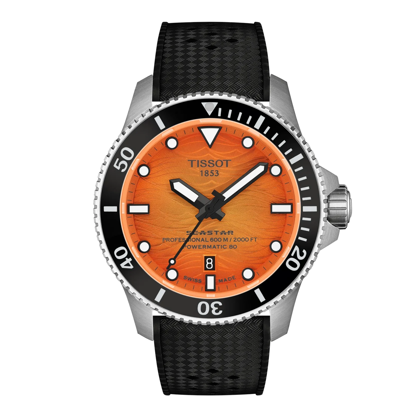 Tissot Seastar 2000 Orange Dial SS 44 MM Watch T120.907.17.281.00