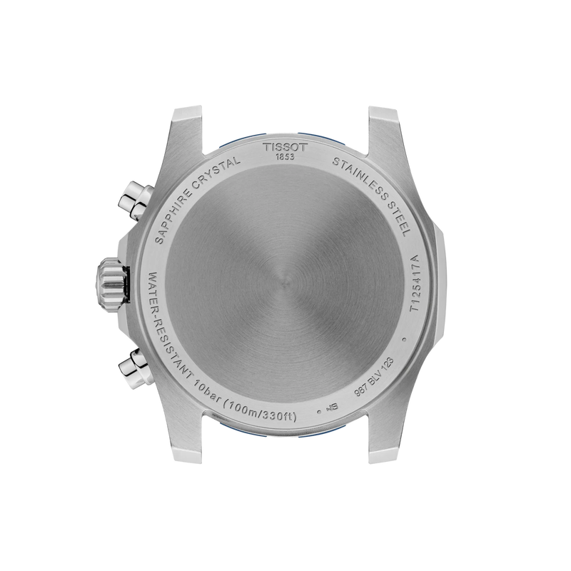 Tissot Supersport Chrono 42mm T125.417.11.041.00 stainless steel case back view