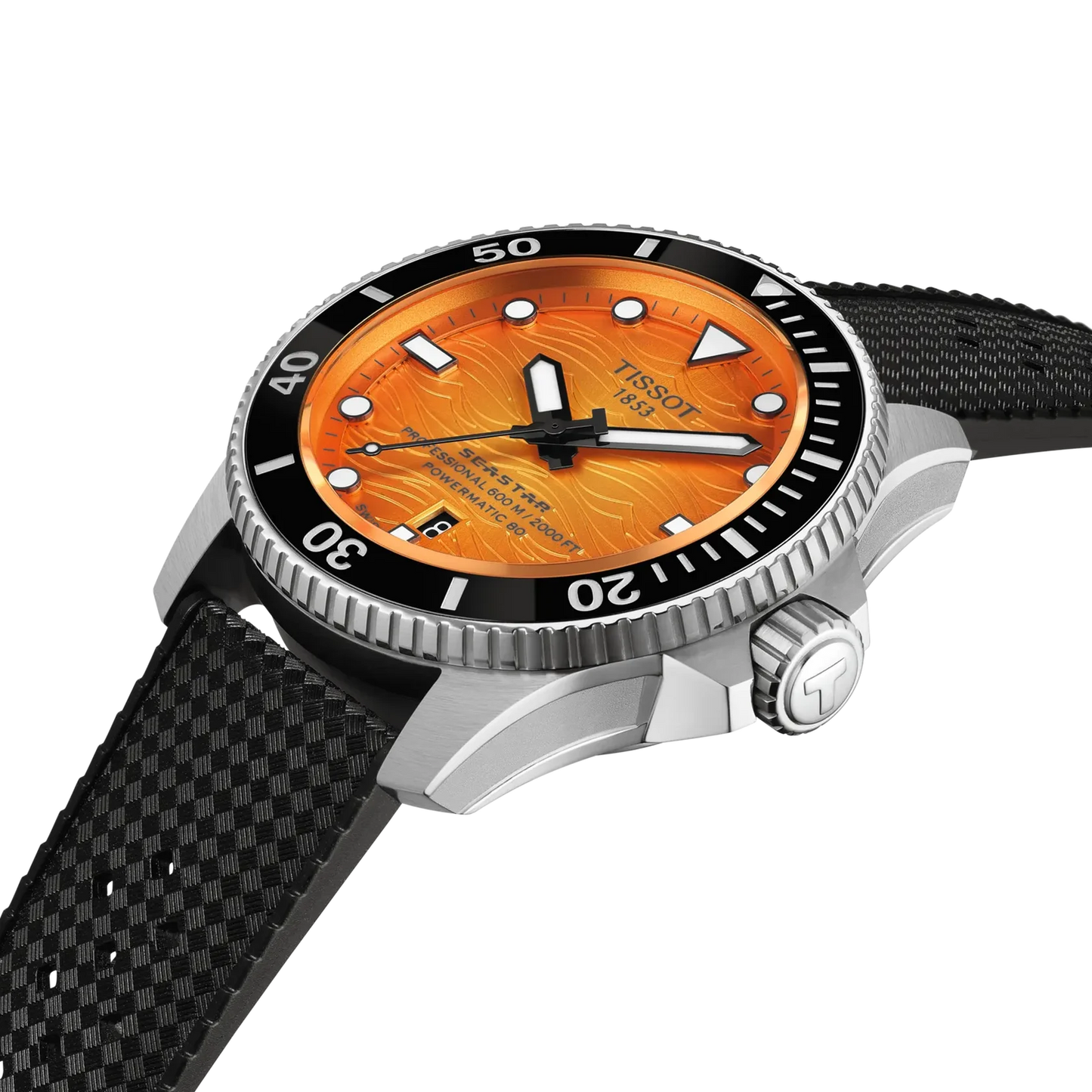 Tissot Seastar 2000 Orange Dial SS 44 MM Watch T120.907.17.281.00