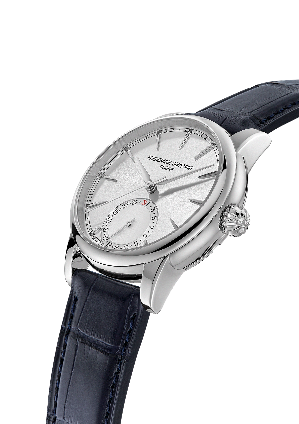 Frederique Classic Date Manufacture Automatic 40 MM SS Silver Dial Watch FC-706S3H6