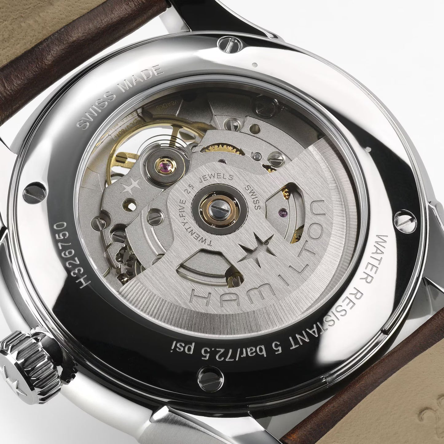 Hamilton Jazzmaster Open Heart Automatic 40 MM Sunray-brushed Dial Watch H32675501