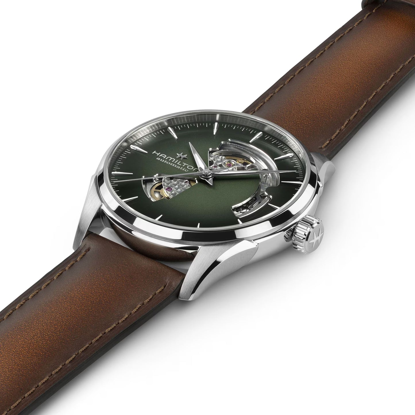 Hamilton Jazzmaster Open Heart Automatic 42 MM Green Dial Watch H32705560
