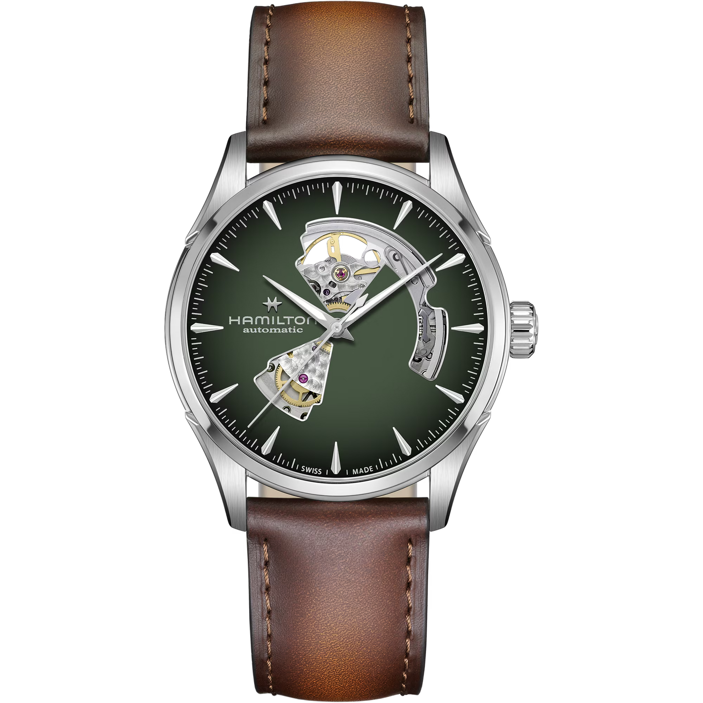 Hamilton Jazzmaster Open Heart Automatic 42 MM Green Dial Watch H32705560