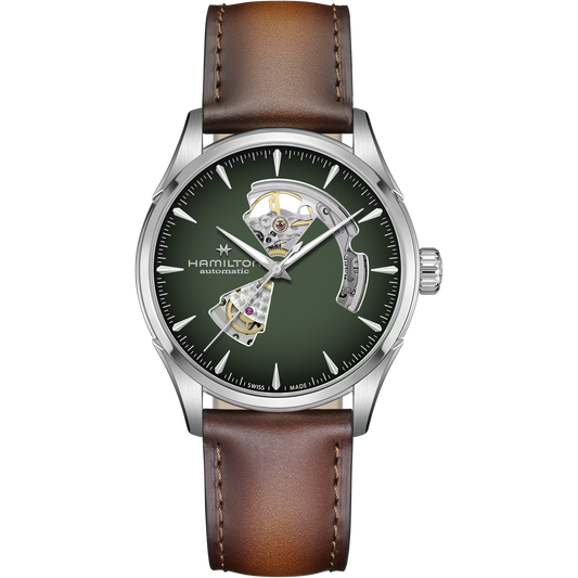 Hamilton Jazzmaster Open Heart Automatic 42 MM Green Dial Watch H32705560