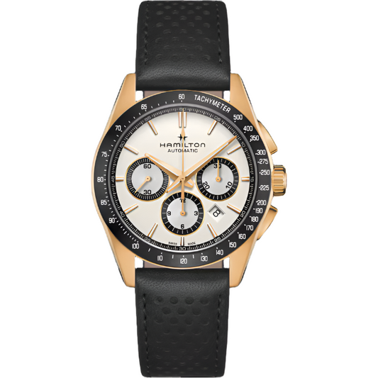 Hamilton Jazzmaster Performer Auto Chrono 42 MM White Dial Watch H36626710