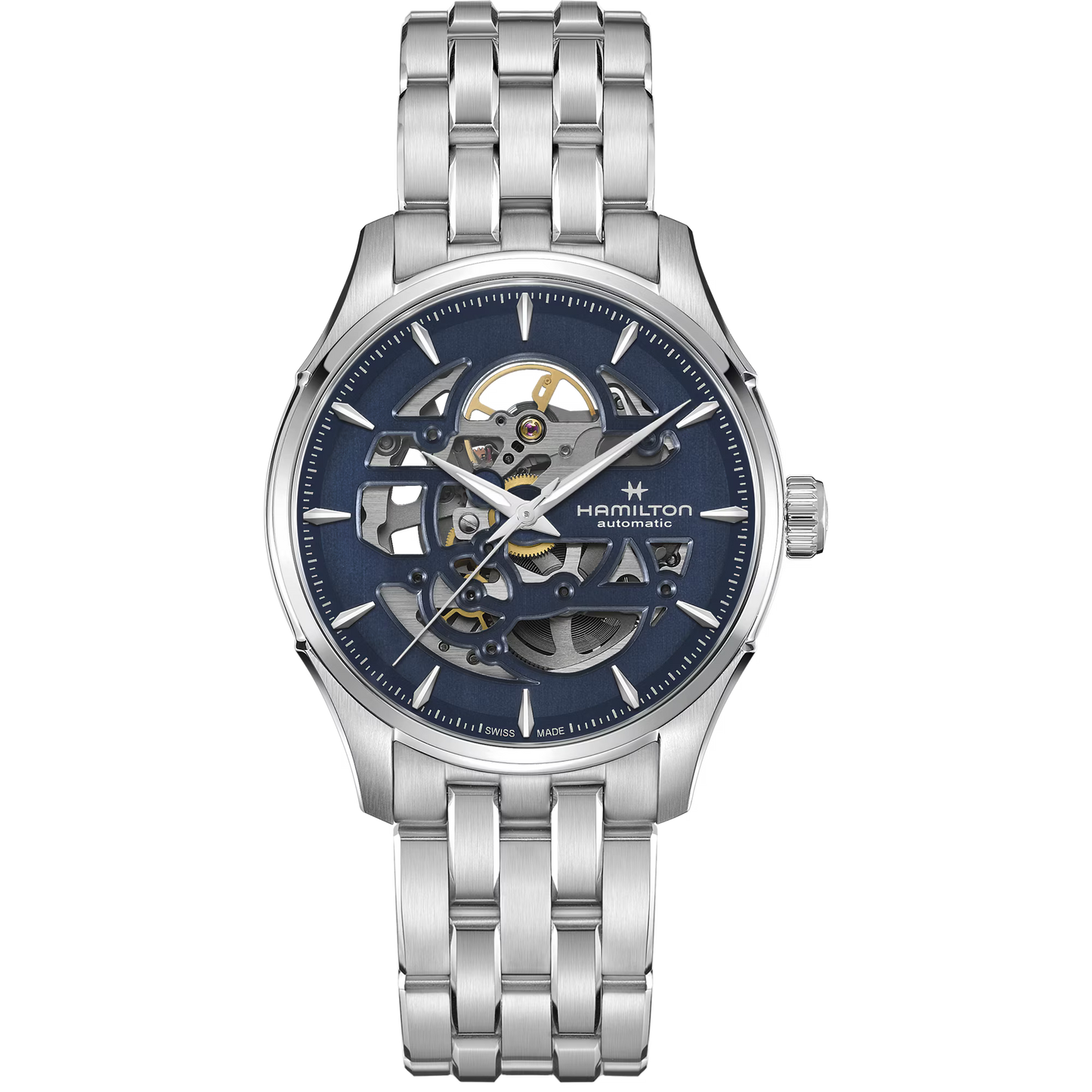 *PRE-ORDER* Hamilton Skeleton Automatic 40 MM Blue Dial Watch H42535141