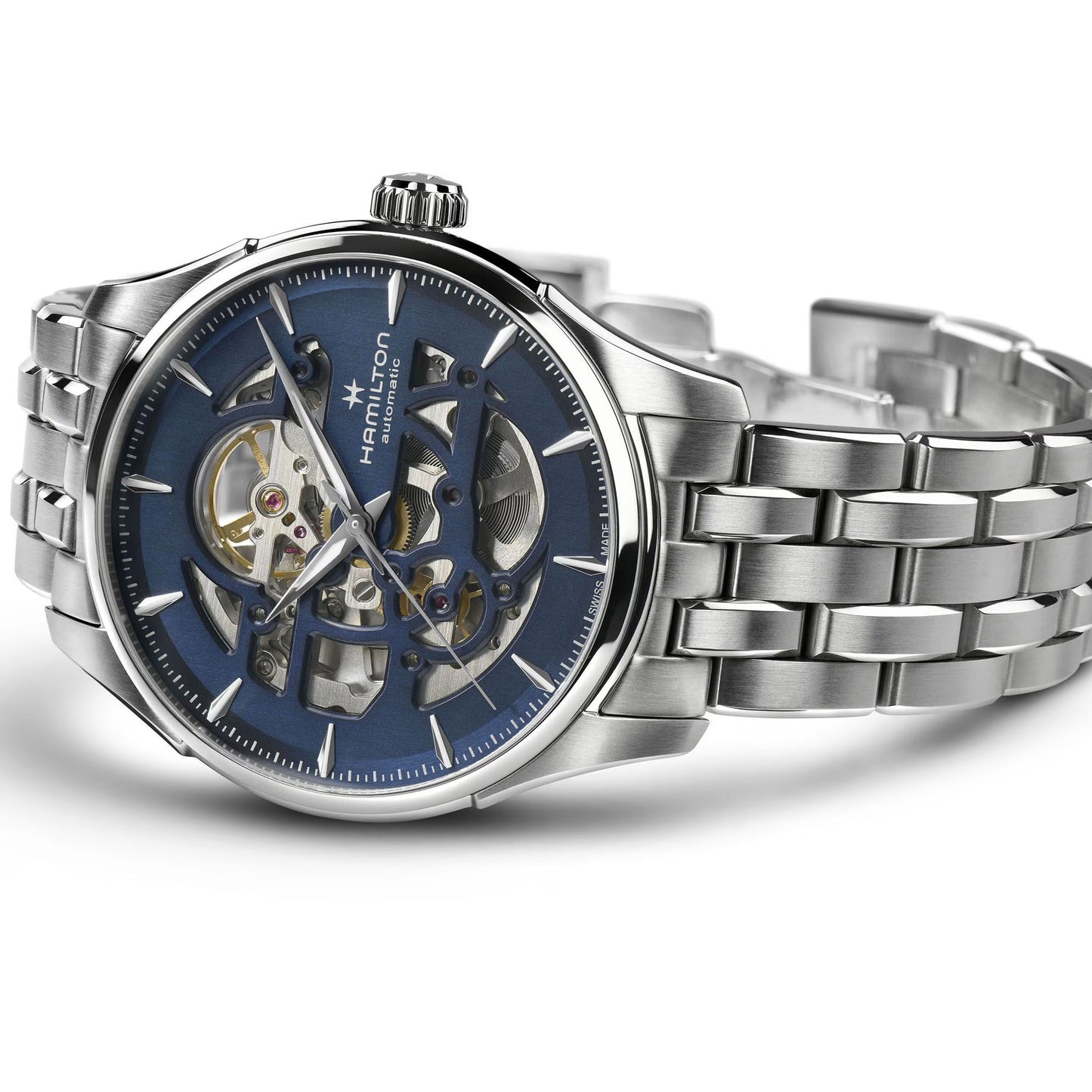 *PRE-ORDER* Hamilton Skeleton Automatic 40 MM Blue Dial Watch H42535141