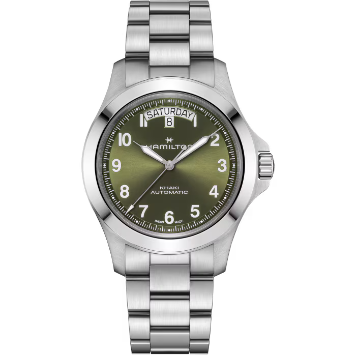 Hamilton Khaki Field King DAY-DATE Automatic 40 MM Green Dial Watch H64475160