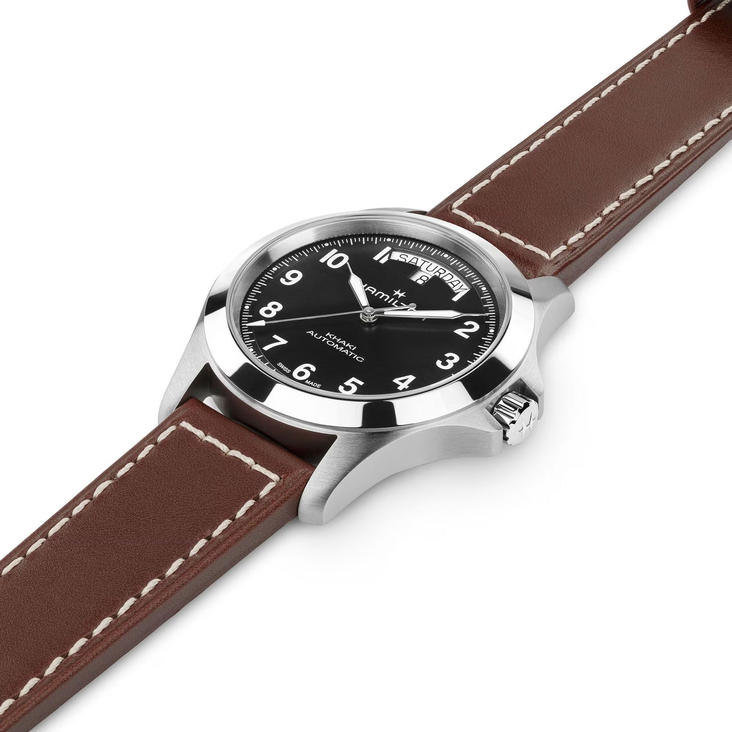 Hamilton Khaki Field King DAY-DATE Automatic 40 MM Black Dial Watch H64475531