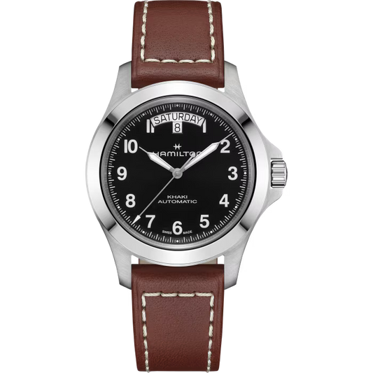 Hamilton Khaki Field King DAY-DATE Automatic 40 MM Black Dial Watch H64475531