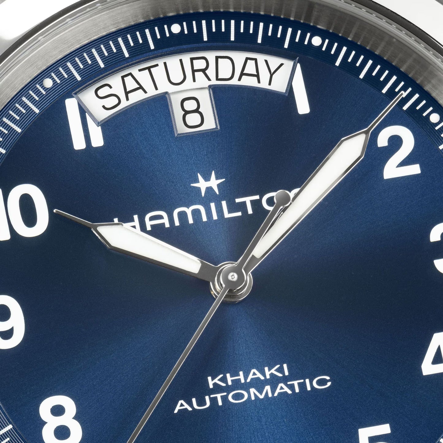 Hamilton Khaki Field King DAY-DATE Automatic 40 MM Blue Dial Watch H64475540