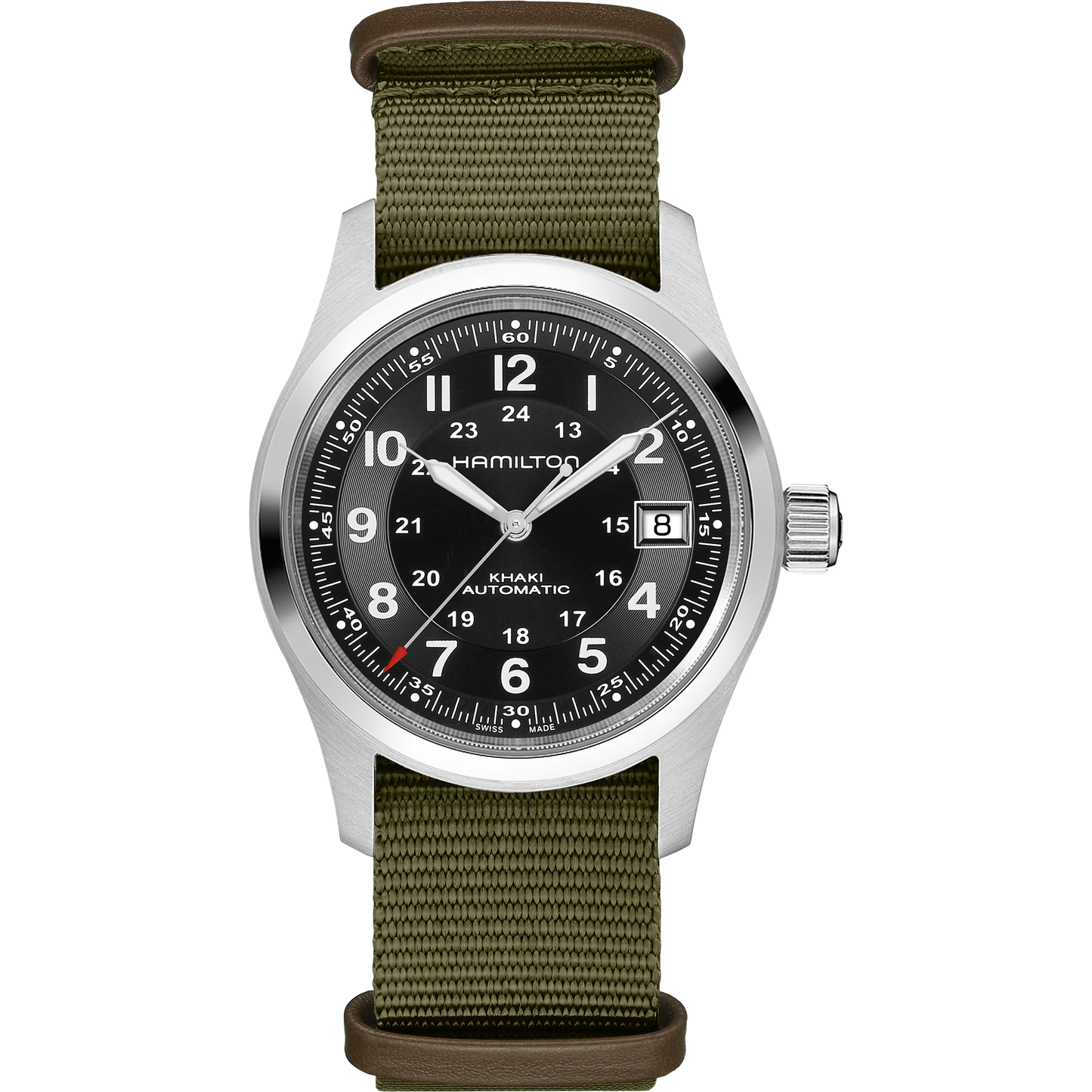 Hamilton Khaki Field x Call of Duty LE 38 MM Automatic Textile Strap Black Dial Watch H70475930