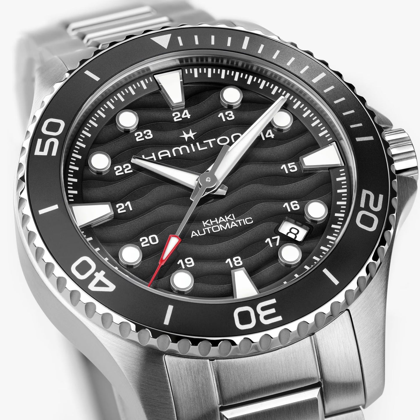 Hamilton Khaki Navy Scuba Automatic 40 MM Black Dial Watch H82415130