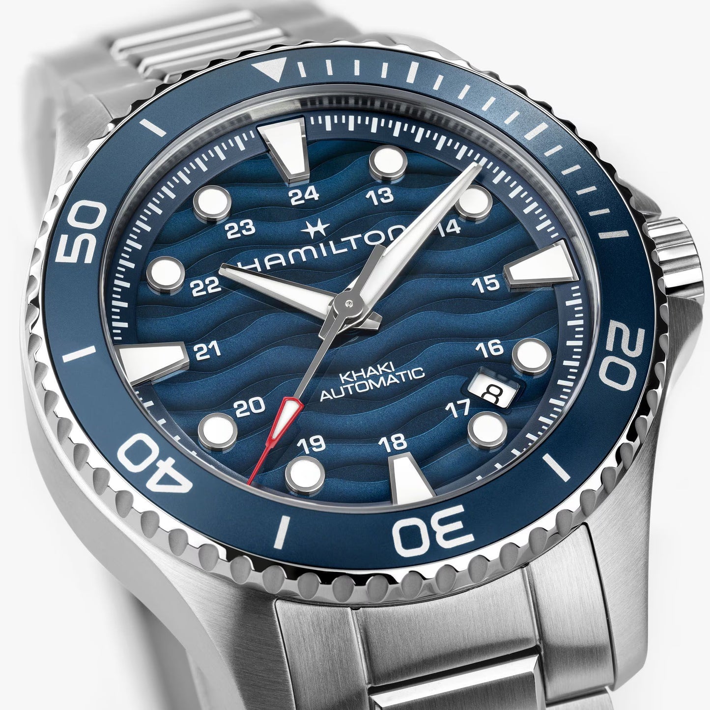 Hamilton Khaki Navy Scuba Automatic 40 MM Blue Dial Watch H82425140