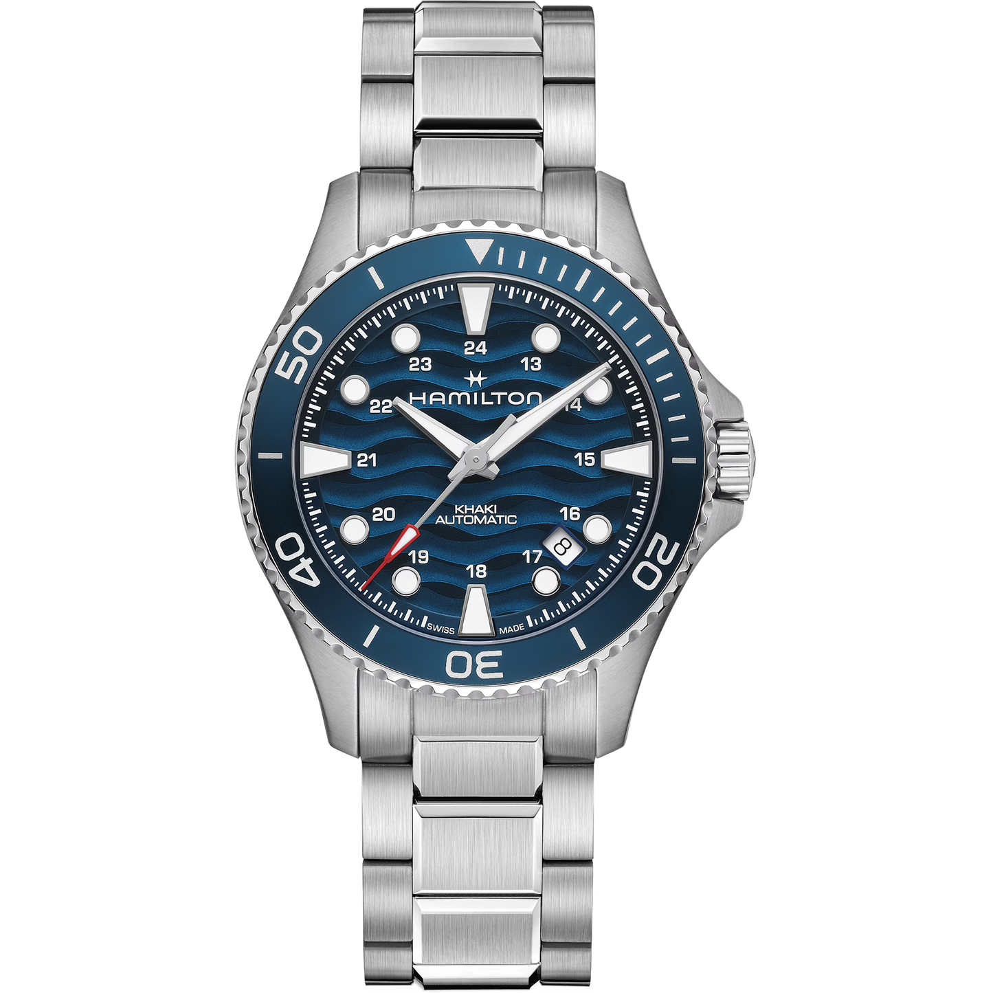 Hamilton Khaki Navy Scuba Automatic 40 MM Blue Dial Watch H82425140