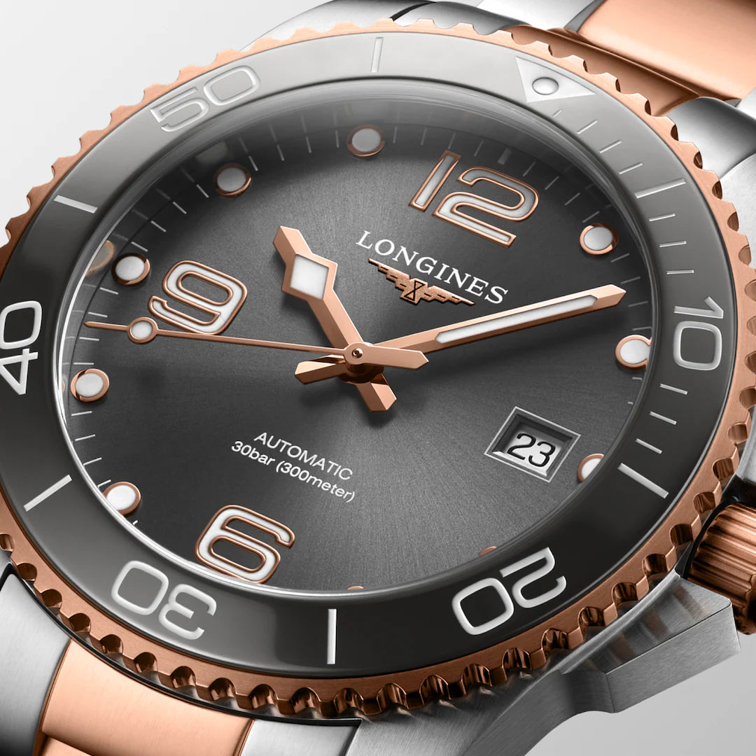 Longines Hydroconquest 41 MM Grey Dial Automatic Watch L37813787