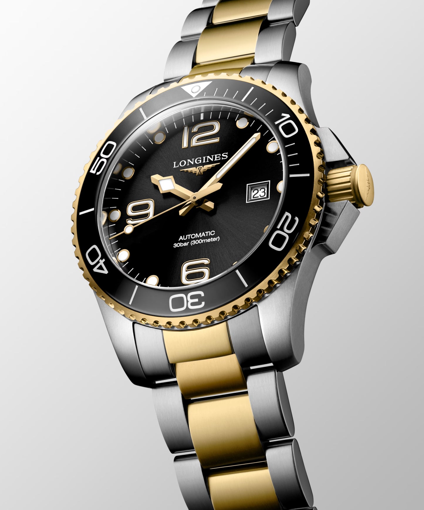 Longines Hydroconquest 43 MM Automatic Stainless Steel Black Dial Watch L37823567