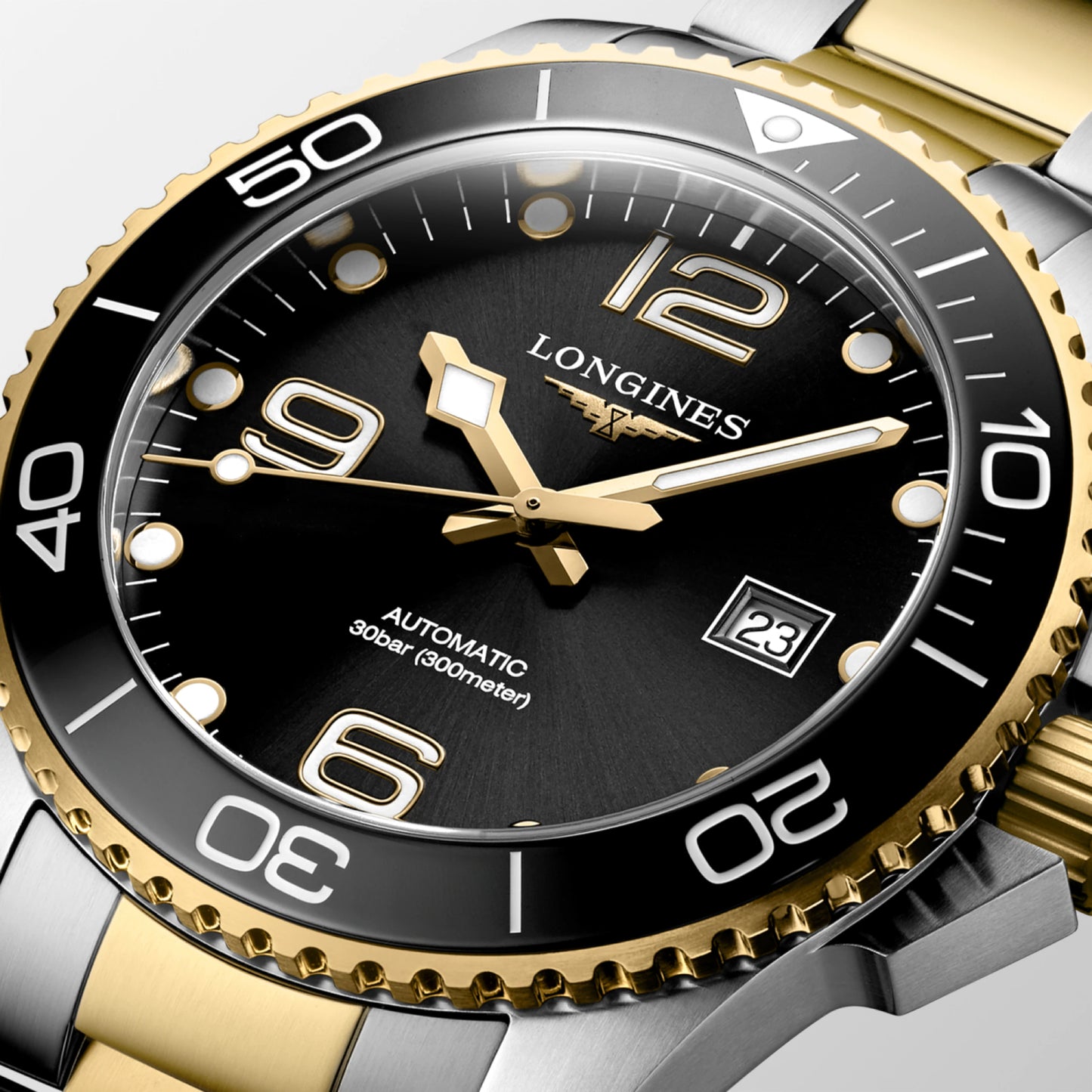 Longines Hydroconquest 43 MM Automatic Stainless Steel Black Dial Watch L37823567
