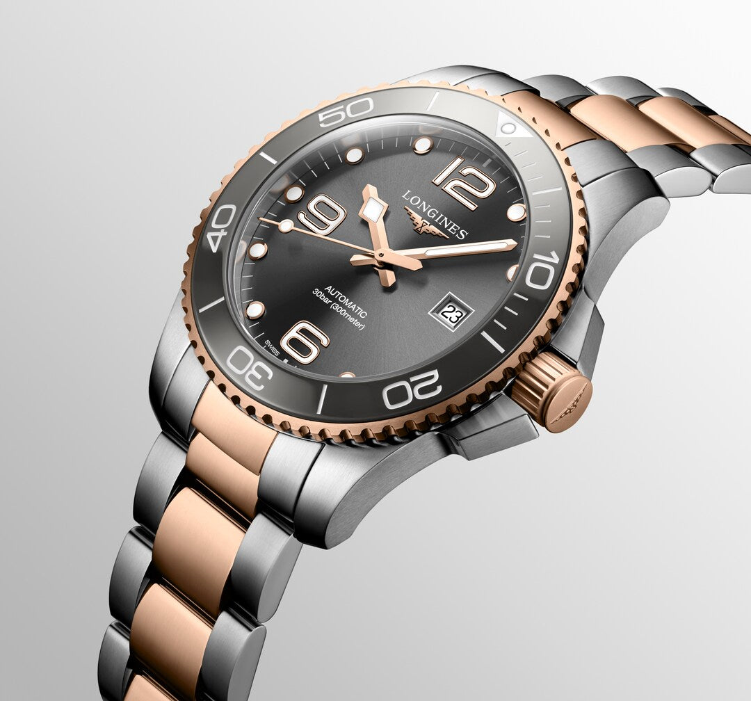 Longines Hydroconquest 43 MM Automatic Stainless Steel Grey Dial Watch L37823787
