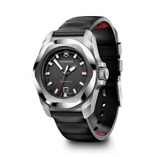 Victorinox I.N.O.X. Analog Quartz 41 MM Black Matt Dial Watch 242028