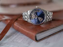 Hamilton Jazzmaster Open Heart Automatic 36 MM Blue Dial Watch H32215141