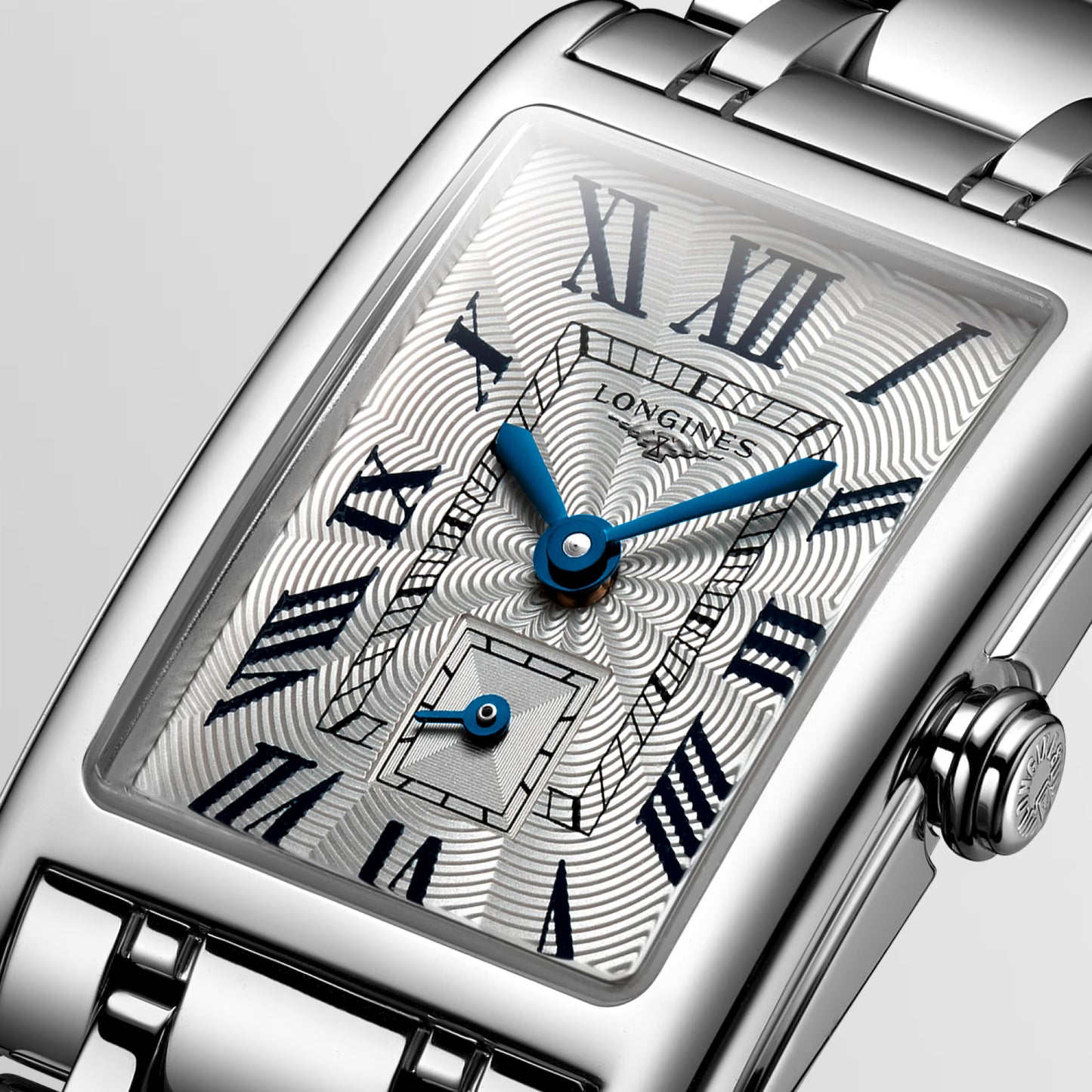 Longines Dolcevita 20.80 x 32.00 MM Stainless Steel Quartz Silver Dial Watch L52554716
