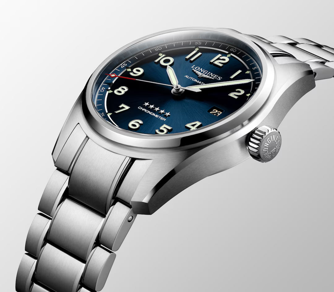 Longines Spirit 40 MM Automatic Stainless Blue Dial Watch L38104936