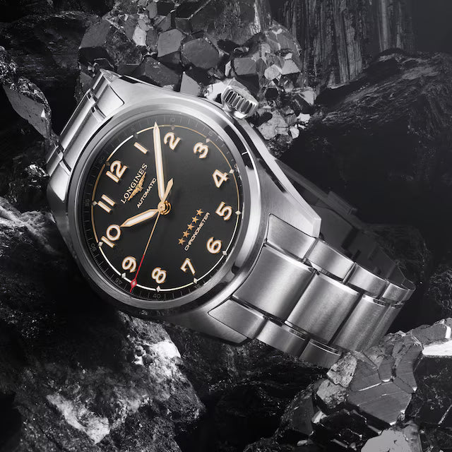Longines Spirit Automatic 42 MM Titanium Bracelet Anthracite Dial Watch L38111536