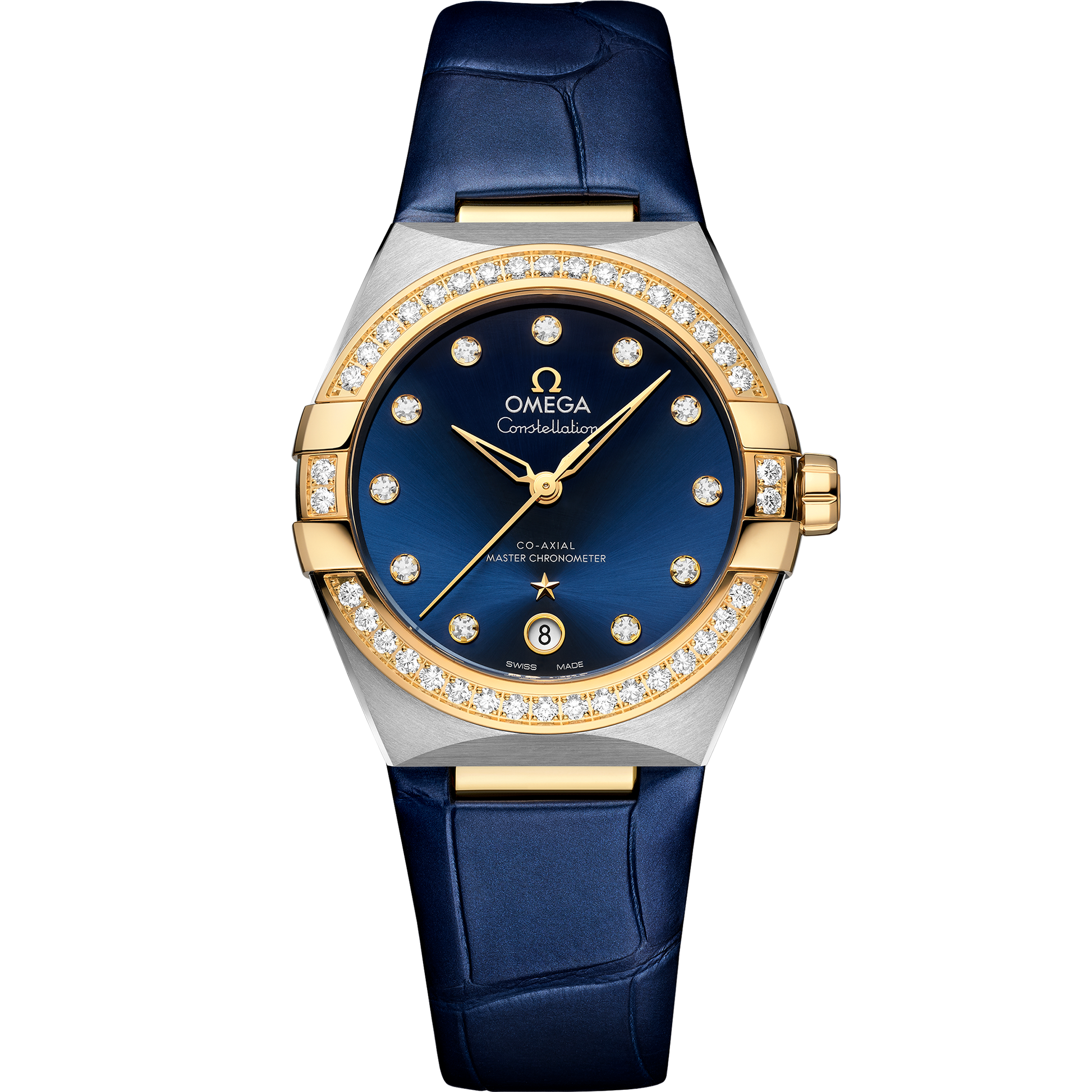 Omega Constellation 36mm Yellow Gold Blue Dial 131.28.36.20.53.001