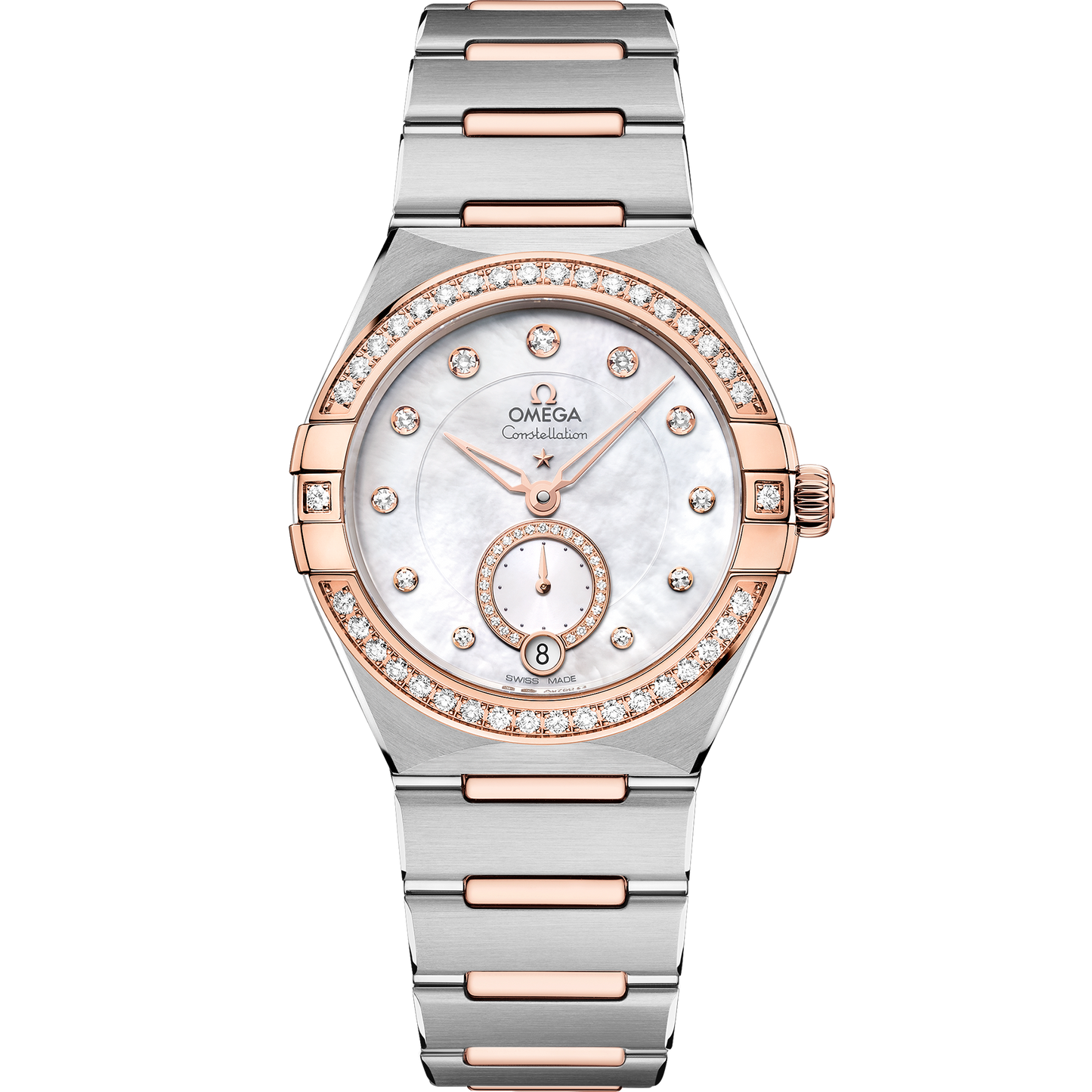 Omega Constellation Small Seconds 34mm White Mother-of-Pearl 131.25.34.20.55.001