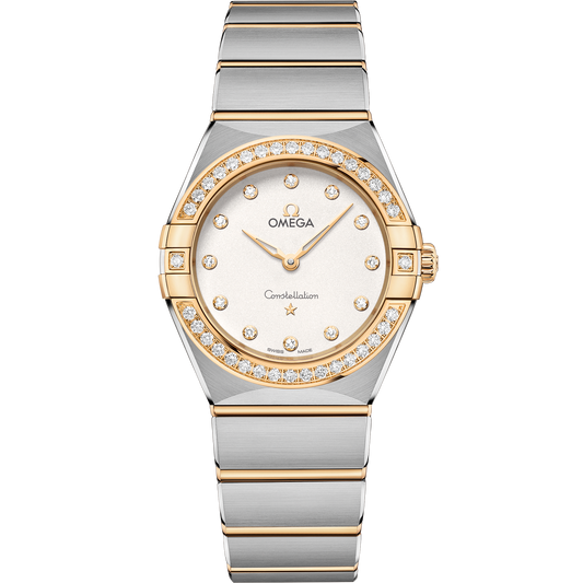 Omega Constellation 28mm White Silvery Dial 131.25.28.60.52.002