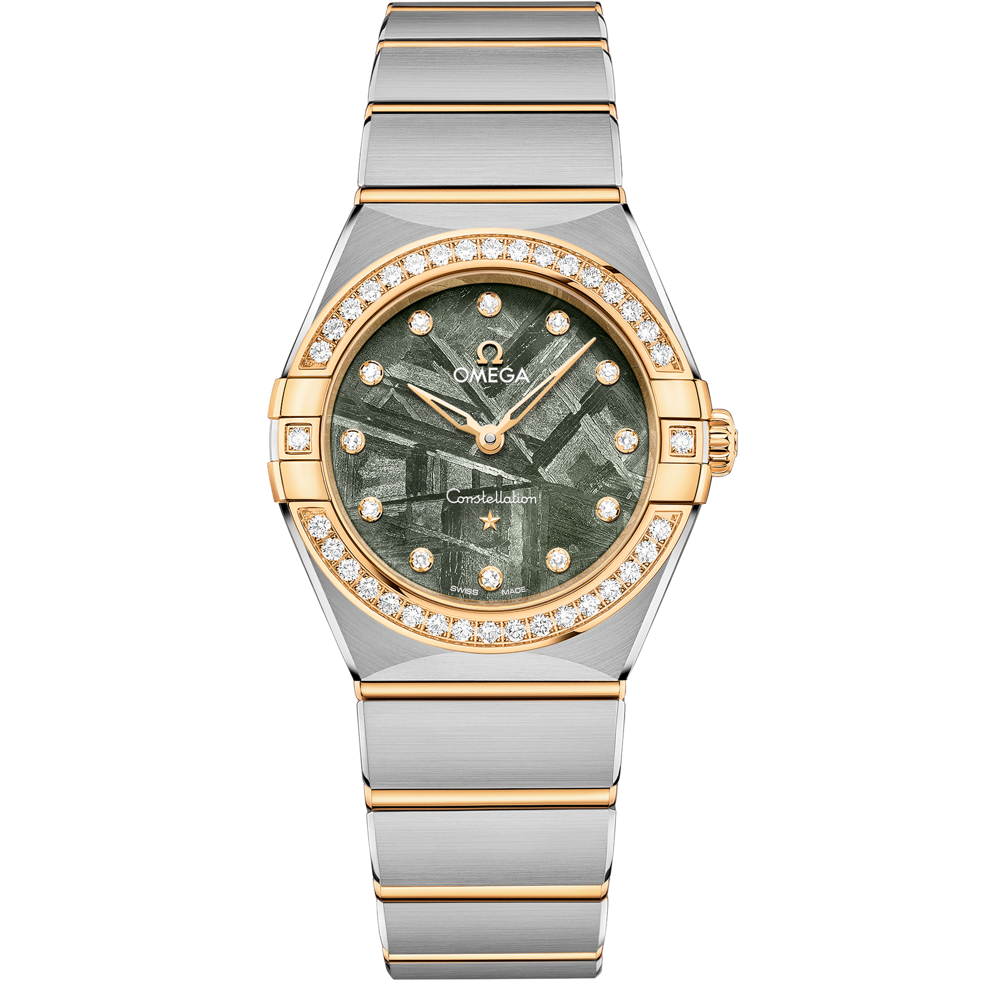 Omega Constellation 28mm Green Meteorite Dial 131.25.28.60.99.002
