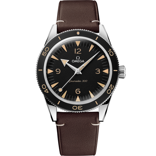 Omega Seamaster 300 41 MM Steel Black Dial Watch 234.32.41.21.01.001