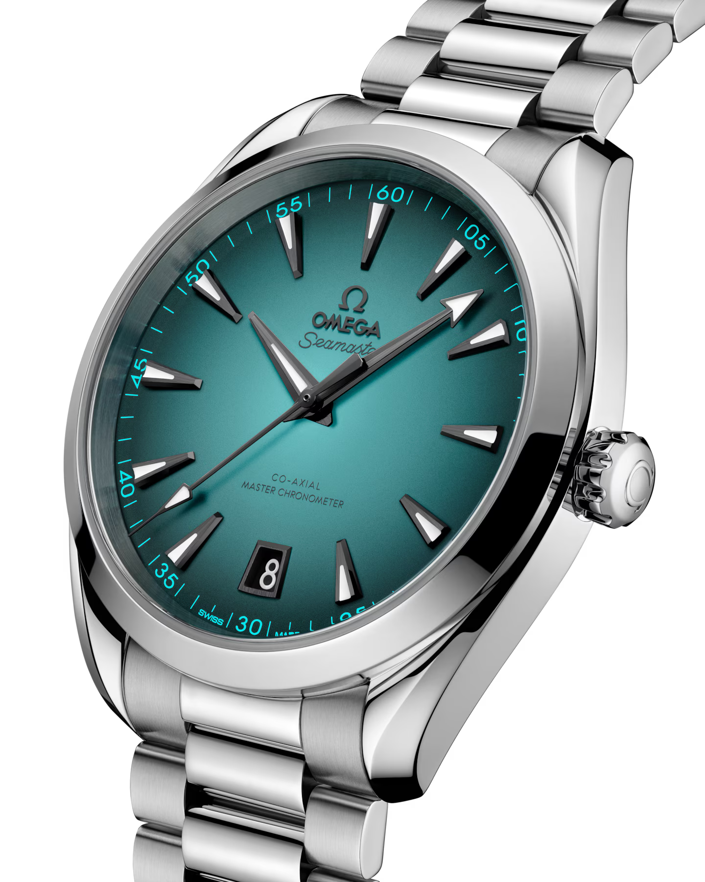 Omega Seamaster AQUA Terra 150M 41 MM Steel On Steel Blue Dial Watch 22010412103006