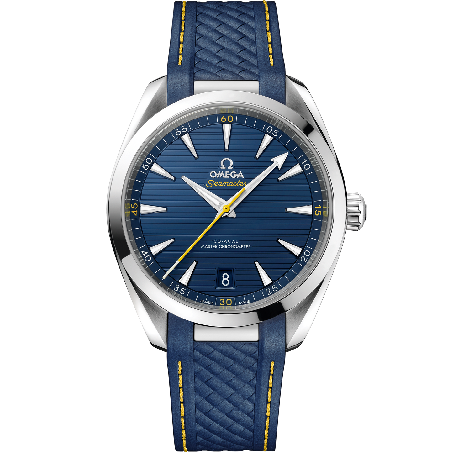 Omega Seamaster Aqua Terra 150M 41mm Blue Rubber Blue Dial 220.12.41.21.03.009