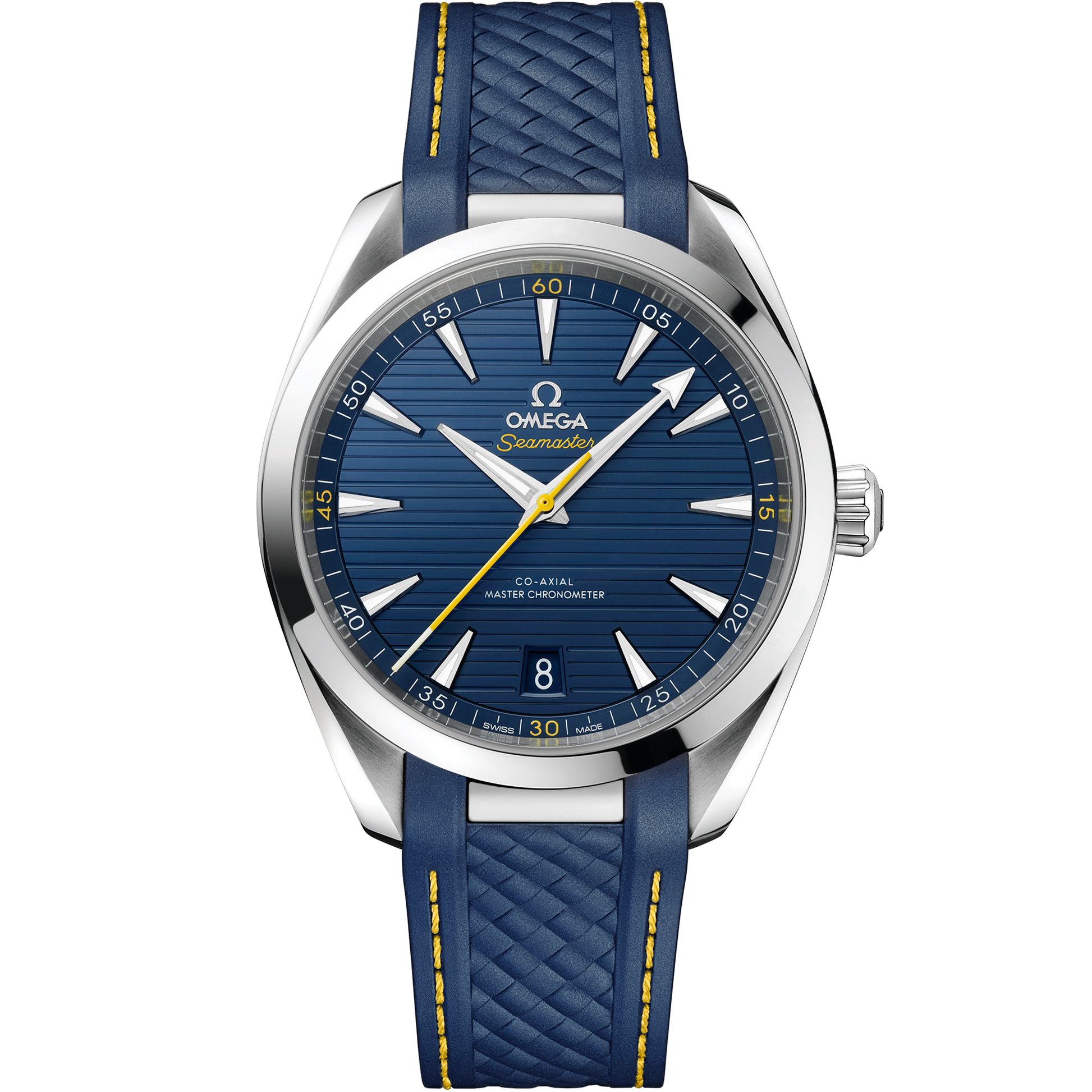 Omega Seamaster Aqua Terra 150M 41mm Blue Rubber Blue Dial 220.12.41.21.03.009