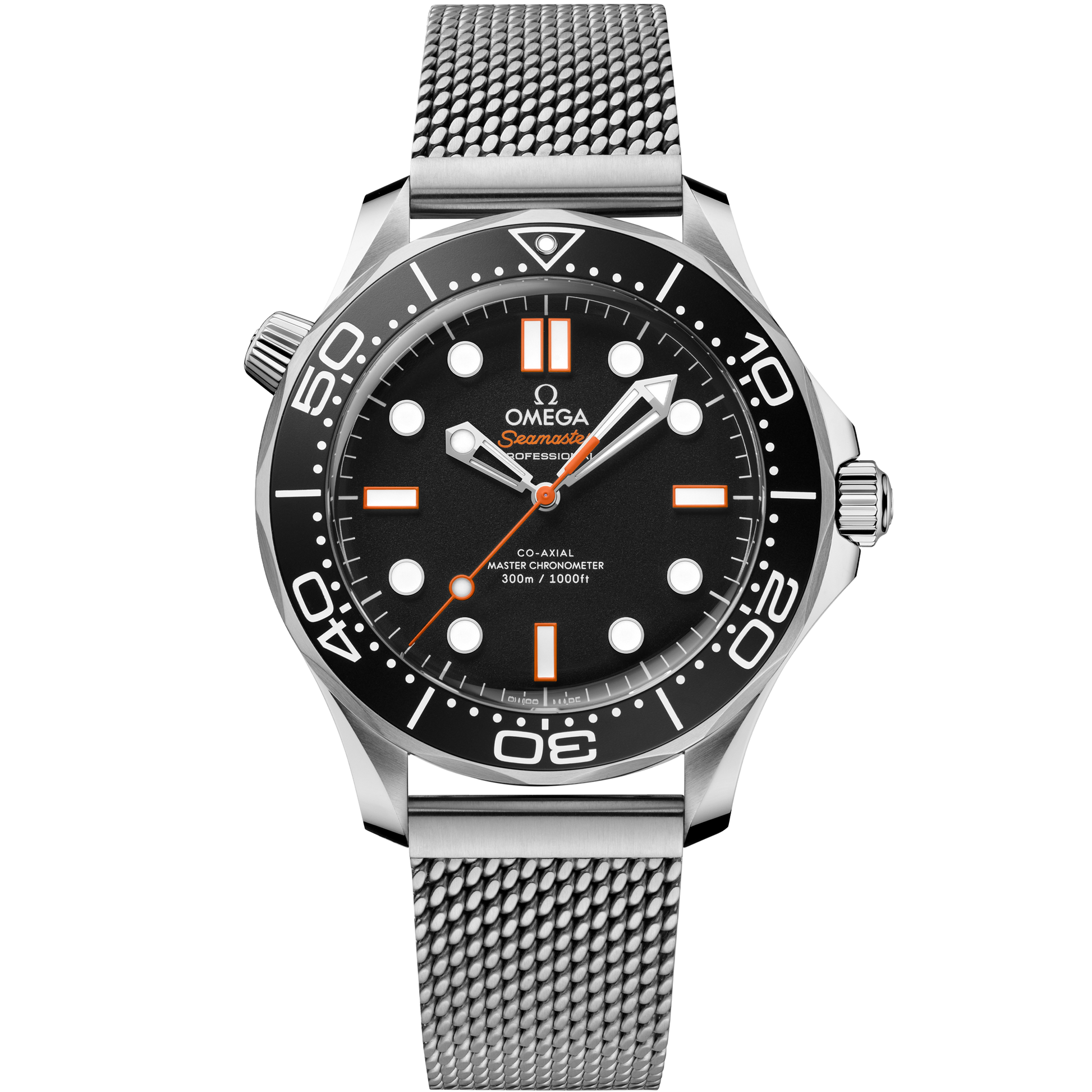 Omega Seamaster Diver 300M 42mm Mesh Bracelet 210.30.42.20.01.018