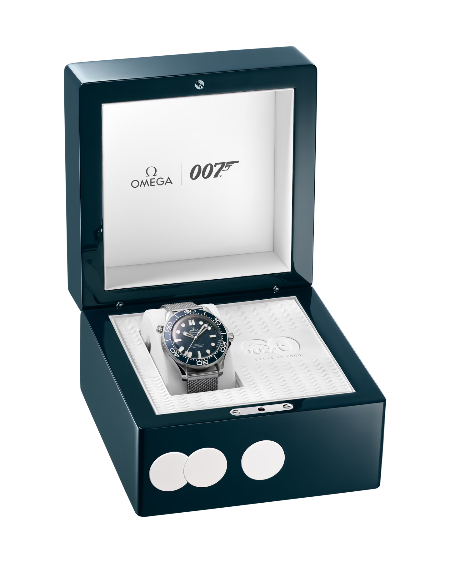 Omega Seamaster Diver 300M James Bond 60th Anniversary Watch - 210.30.42.20.03.002