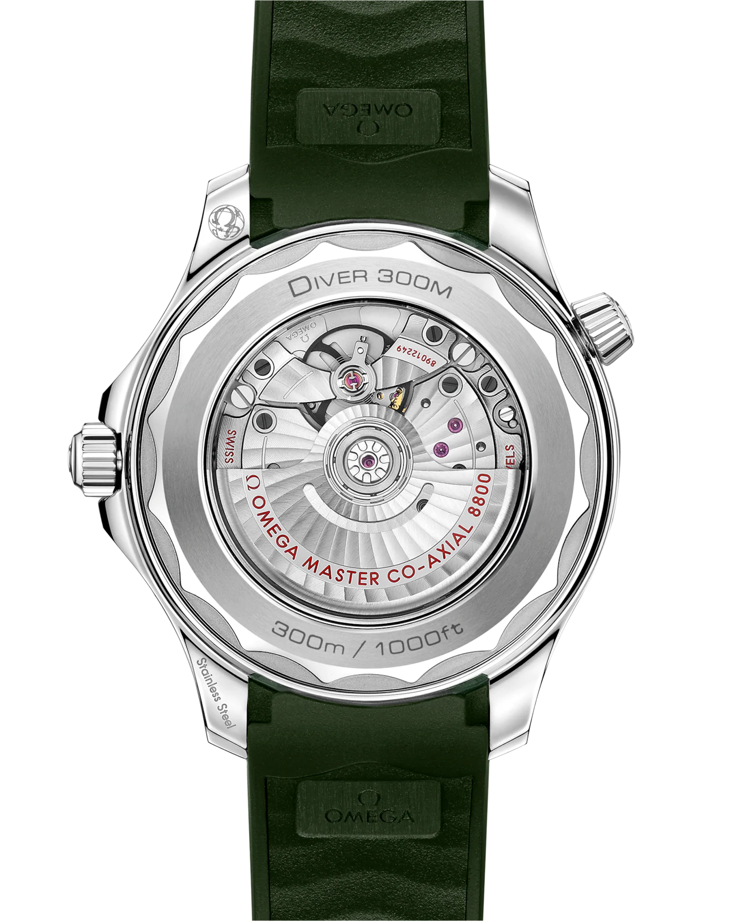 Omega Seamaster Diver 300M 42 MM Stainless Green Dial Watch 21032422010001
